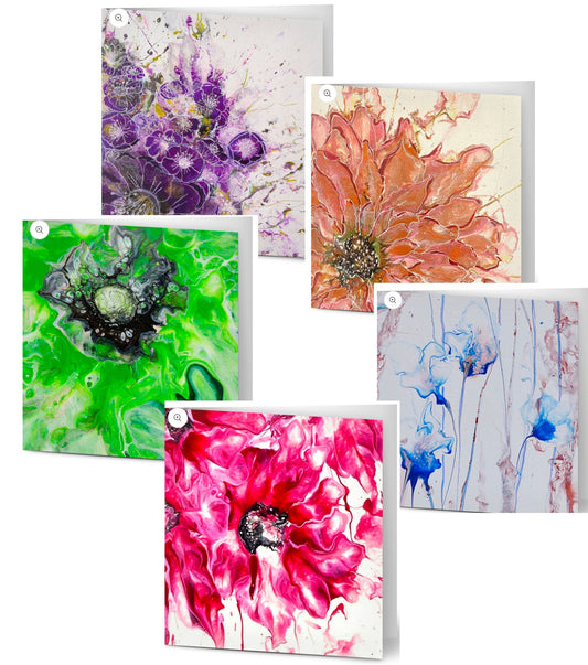 Premium Greeting Cards (5 Pack Assorted) (Option 1)